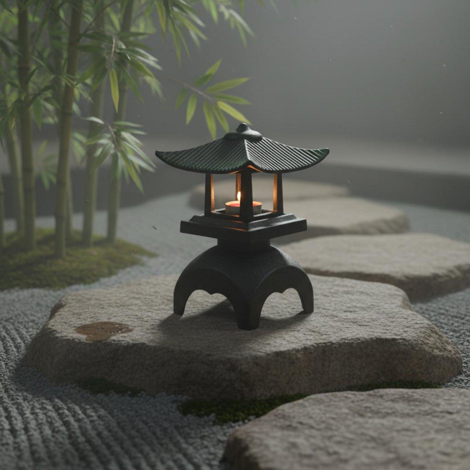 Elegant Cast Iron Lantern Cand - Candle Holder Decor recension och pris