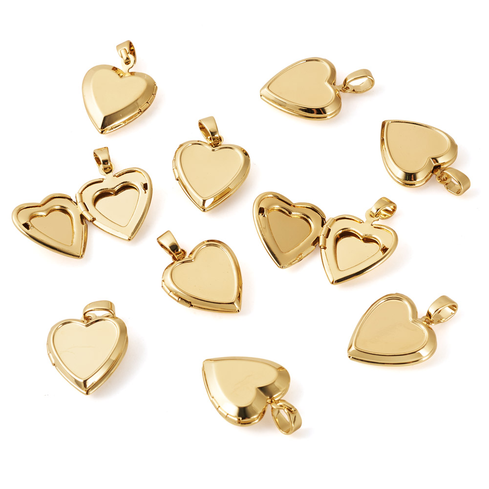 10pcs Heart Photo Locket Penda - Picture Frame recension och pris