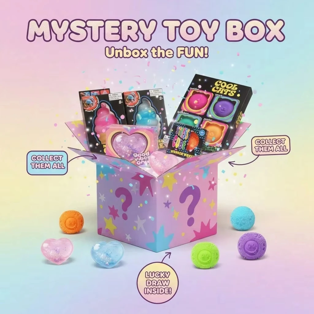 New 100+Pcs Surprise Box Toys  - Curtain Curtain recension och pris