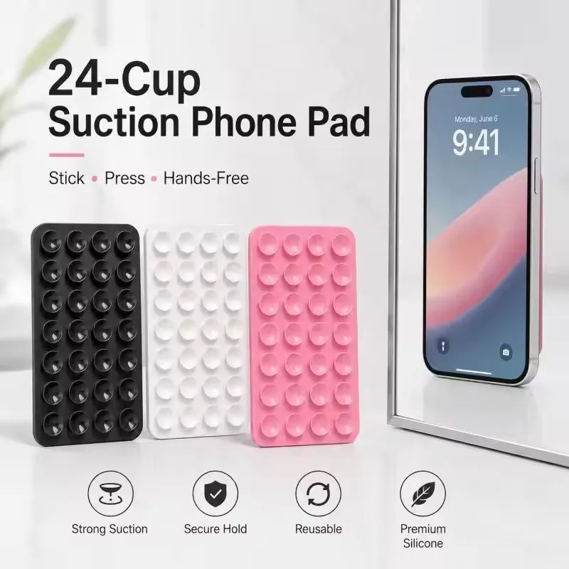 Silicone Wall Suction Cup Brac - Wall Sticker recension och pris
