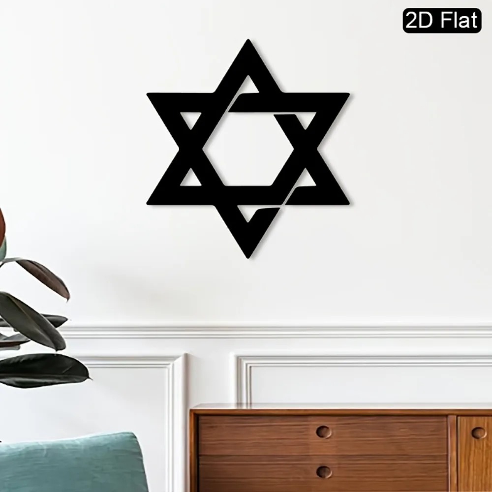 CIFBUY Iron Wall Art Star of D - Interior Design Living Room recension och pris
