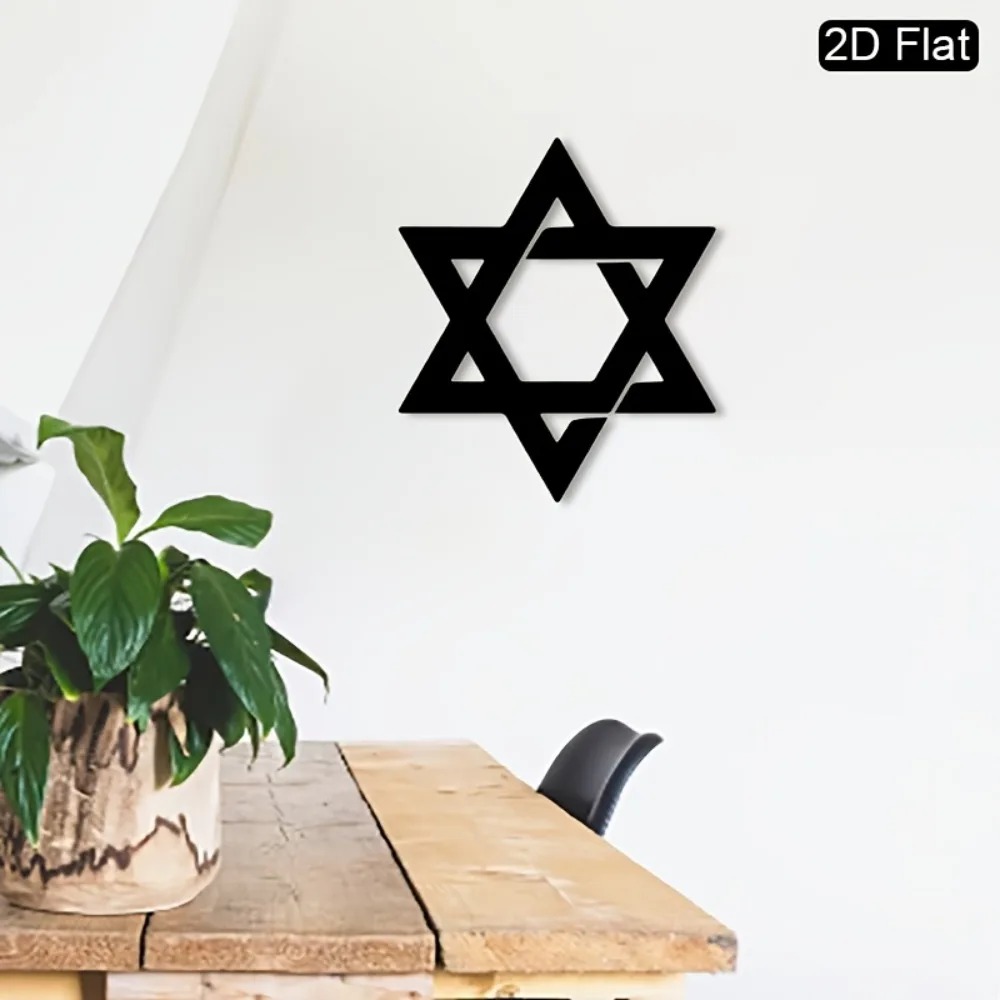 CIFBUY Iron Wall Art Star of D - Interior Design Living Room recension och pris