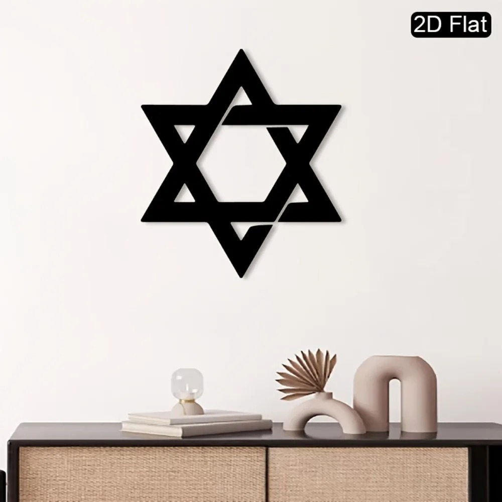 CIFBUY Iron Wall Art Star of D - Interior Design Living Room recension och pris