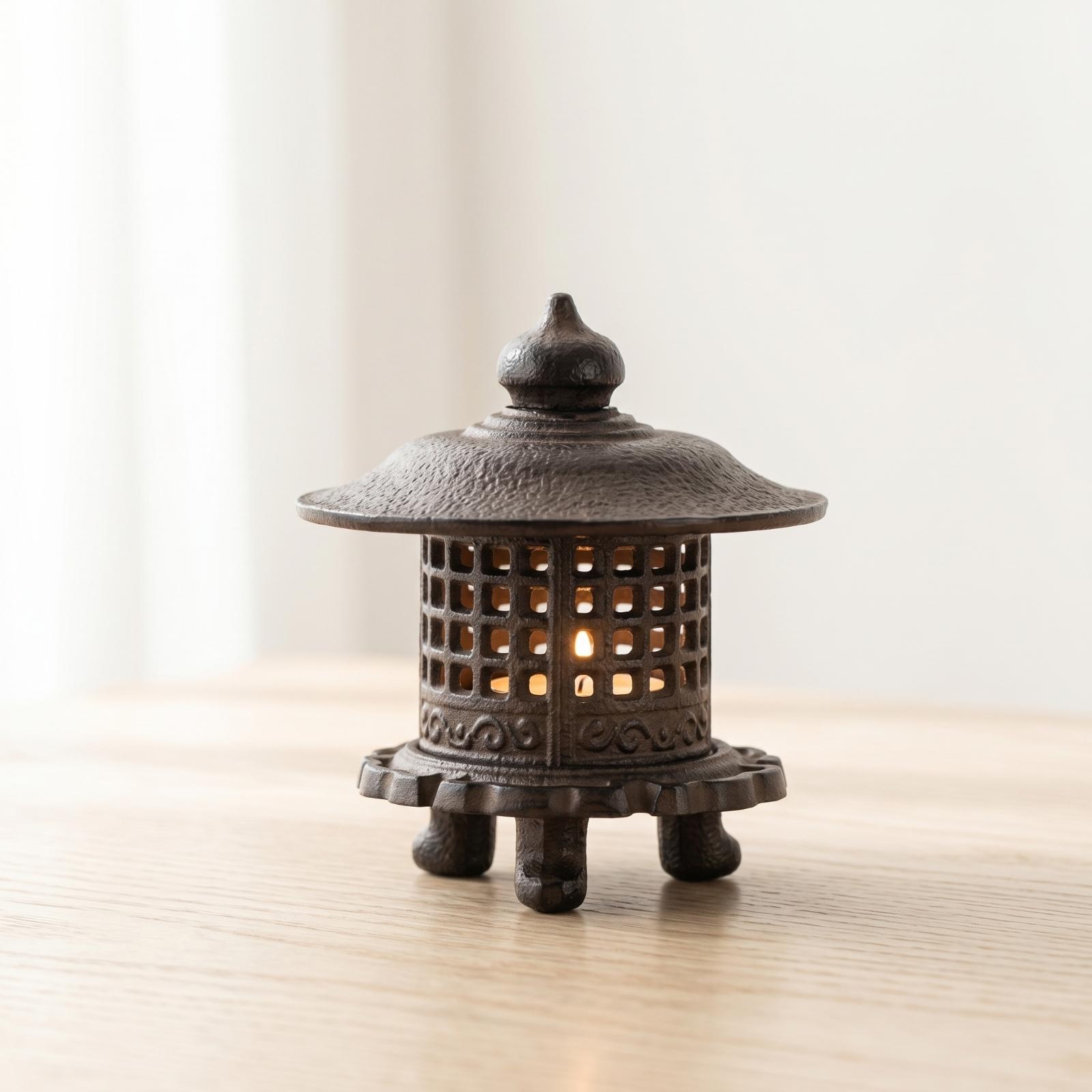 Cast Iron Lantern Tabletop Can - Candle Holder Decor recension och pris