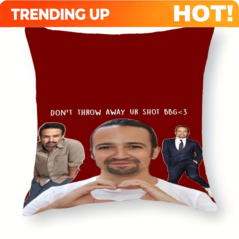 Customize 1pc Lin-Manuel Miran - Throw Pillow recension och pris