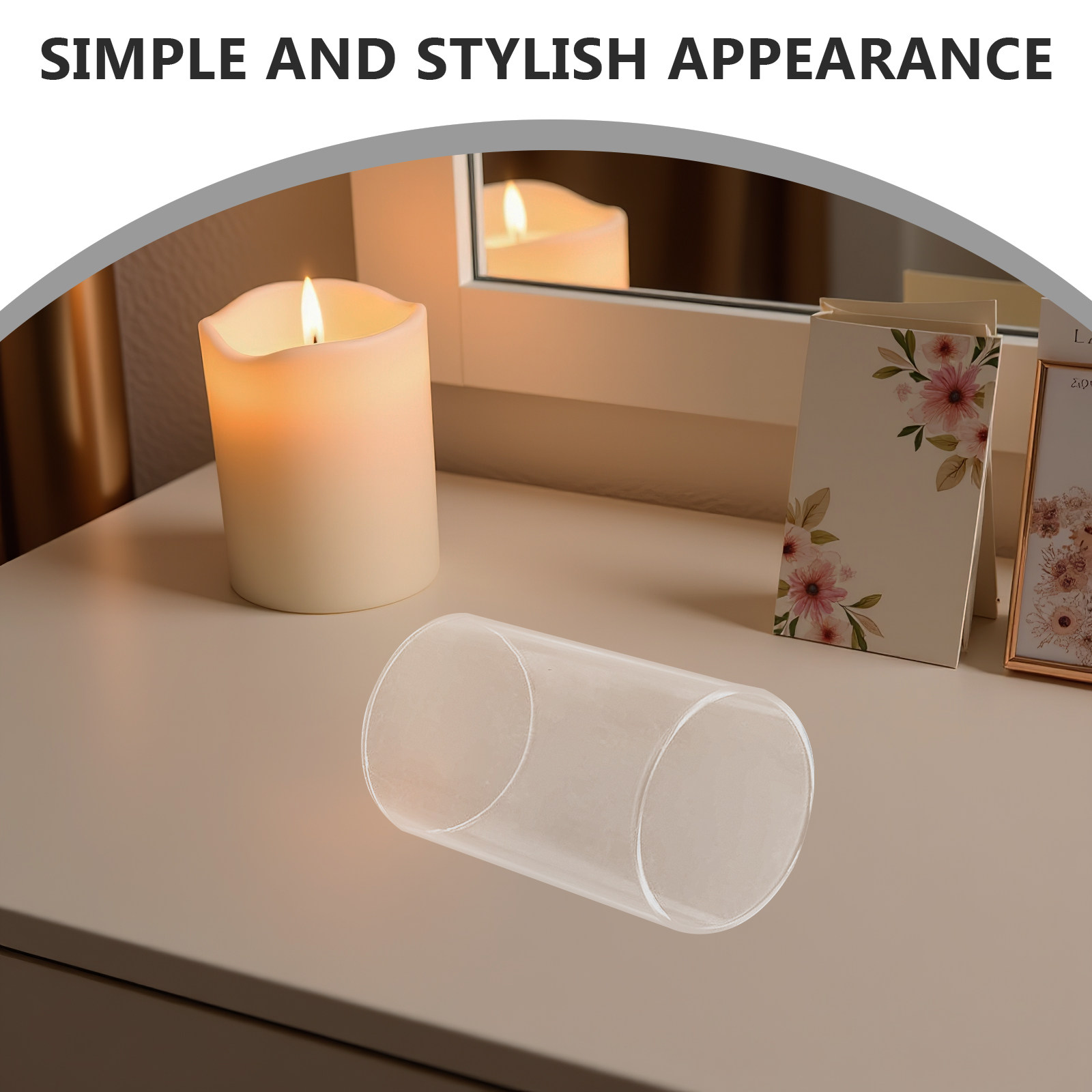Glass Holder Candleholder Tube - Candle Holder Decor recension och pris