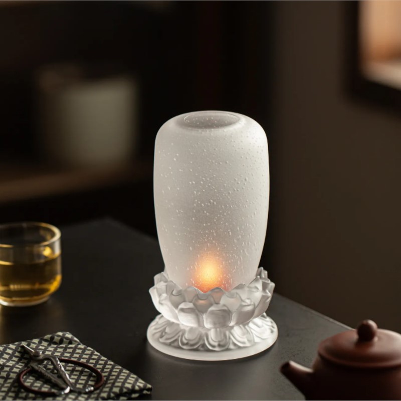 Lotus Glass Candle Holder Shad - Candle Holder Decor recension och pris