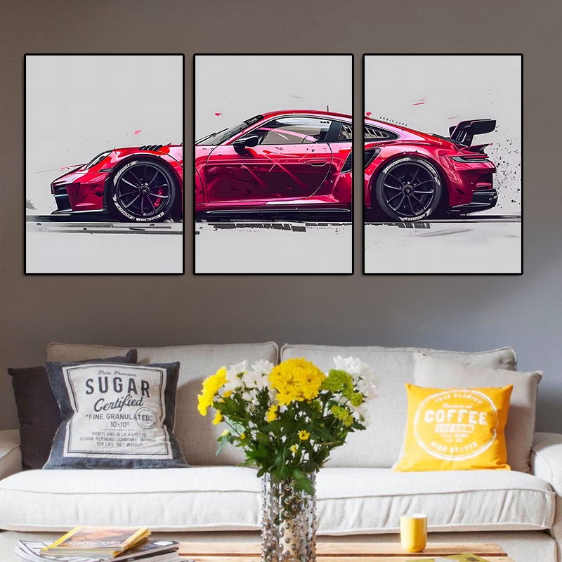 3pcs/set  frameless  3Pcs Supe - Abstract Canvas Set recension och pris