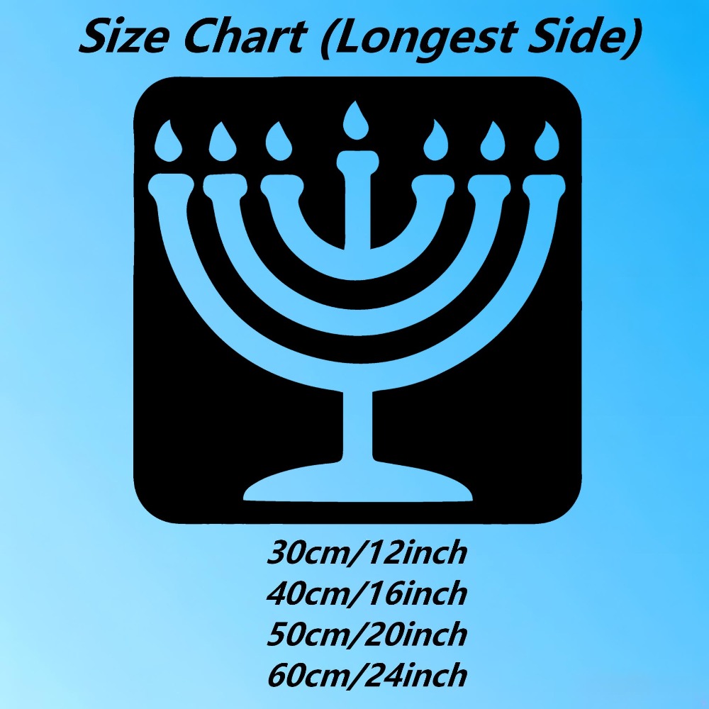 CIFBUY Vintage Menorah Metal W - Wall Art recension och pris